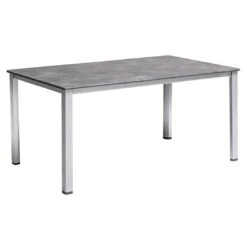 Kettler Basic Plus Gartenmöbelset 5-tlg. Mit Tisch 160x90cm Silber/Anthrazit -Garten Leben kettler basic plus gartenmoebelset 5 tlg tisch 160x90cm 1396112 4