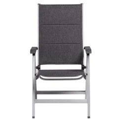 Kettler Basic Plus Klappsessel Aluminium/Outdoorgewebe Silber/Anthrazit Meliert -Garten Leben kettler basic plus klappsessel aluminium outdoorgewebe 1369283 3