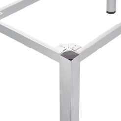 Kettler Basic+ Premium Gartenmöbel-Set 5-tlg. Tisch 160x95cm Silber/Lakritz -Garten Leben kettler basic premium gartenmoebel set 5 tlg t160x95cm 1476467 7