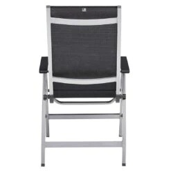 Kettler Basic+ Premium Klappsessel Aluminium/Textilene Silber/Lakritz -Garten Leben kettler basic premium klappsessel aluminium textilene 1439309 6