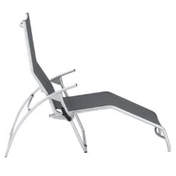Kettler Tampa Bäderliege Aluminium/Batyline Silber/Anthrazit -Garten Leben kettler comfort baderliege aluminium outdoorgewebe silber anthrazit 1084680 4