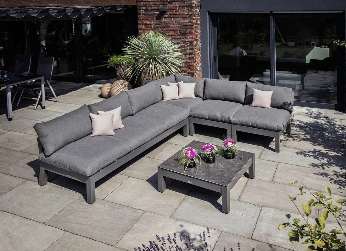 Kettler Comfort Loungetisch Aluminium/Keramik-Glas Anthrazit Matt/Anthrazit 7 Kettler Comfort Loungetisch Aluminium/Keramik-Glas Anthrazit Matt/Anthrazit – Bild 5