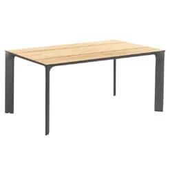 Kettler Diamond Gartenmöbel-Set 5-tlg. Tisch 160x95cm Anthrazit/Charcoal -Garten Leben kettler diamond gartenmoebel set 5 tlg aluminium textilene 1485443 5