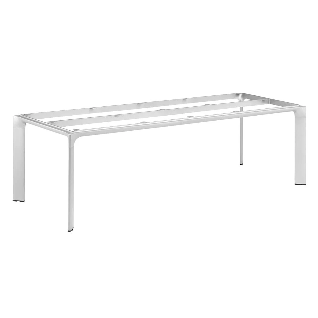 Kettler Diamond Gartentisch 220x95cm Aluminium/Keramik-Glas Silber/Anthrazit 4 Kettler Diamond Gartentisch 220x95cm Aluminium/Keramik-Glas Silber/Anthrazit – Bild 2