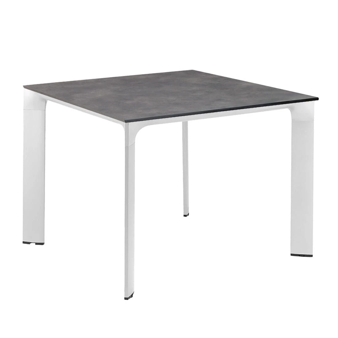 Kettler Diamond Gartentisch 95x95cm Aluminium/HPL Silber/Anthrazit 3 Kettler Diamond Gartentisch 95x95cm Aluminium/HPL Silber/Anthrazit