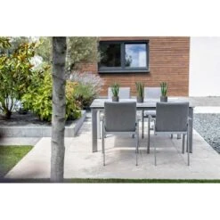 Kettler Diamond Stapelsessel Aluminium/Sunbrella Silber/Flanelle -Garten Leben kettler diamond stapelsessel aluminium sunbrella silber flanelle 1287465 3