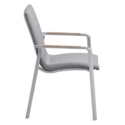 Kettler Diamond Stapelsessel Aluminium/Sunbrella Silber/Flanelle -Garten Leben kettler diamond stapelsessel aluminium sunbrella silber flanelle 1287465 5