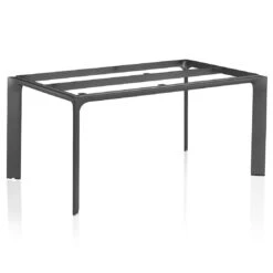 Kettler Diamond Gartentisch-Gestell 160x95 Cm Aluminium Anthrazit -Garten Leben kettler diamond tischgestell 160x95 cm edelstahl anthrazit 1183647 1