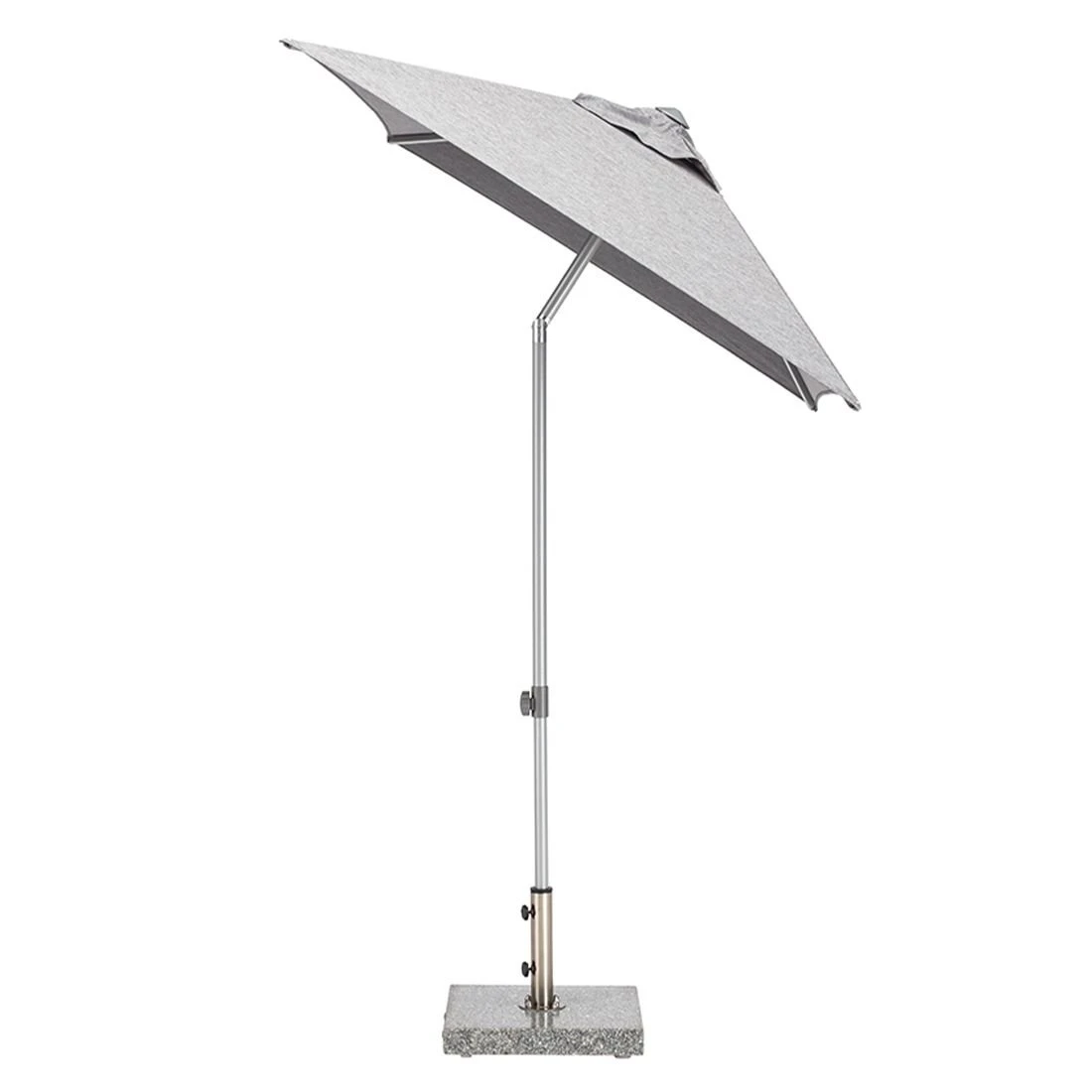 Kettler Easy Push Mittelstockschirm 210x150cm Inkl. Ständer Silber/Charcoal 5 Kettler Easy Push Mittelstockschirm 210x150cm Inkl. Ständer Silber/Charcoal – Bild 3