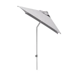 Kettler Easy Push Stockschirm 210x150cm Aluminium/Polyester Silber/Charcoal -Garten Leben kettler easy push stockschirm 210x150cm aluminium polyeste silber charcoal 1306341 2