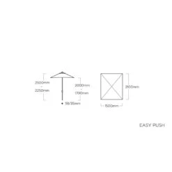 Kettler Easy Push Stockschirm 210x150cm Aluminium/Polyester Silber/Hellgrau Meliert 13 Kettler Easy Push Stockschirm 210x150cm Aluminium/Polyester Silber/Hellgrau Meliert -Garten Leben kettler easy push stockschirm 210x150cm aluminium polyeste silber hellgrau meliert 1306352 5