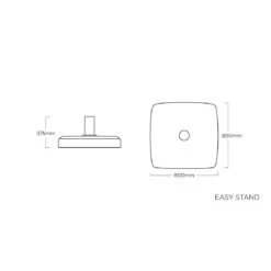 Kettler Easy Stand Schirmständer 80x80cm Kunststoff Grau -Garten Leben kettler easy stand schirmstander 80x80cm kunststoff grau 1308871 3