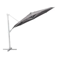 Kettler Easy Swing Ampelschirm Ø350 Cm Aluminium/Polyester Silber/Charcoal