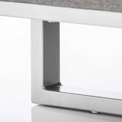 Kettler Ego Ecklounge 2-teilig Aluminium/Sunbrella Silber/Grau Meliert -Garten Leben kettler ego loungeecke 2tlg aluminium sunbrella silber flanelle 1005062 9