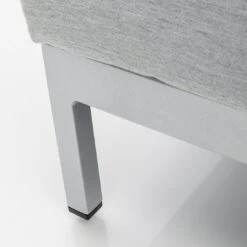 Kettler Ego Modular Ecklounge 7tlg. Sunbrella Silber/Hellgrau Meliert -Garten Leben kettler ego modular loungeecke 7tlg aluminium sunbrella 12