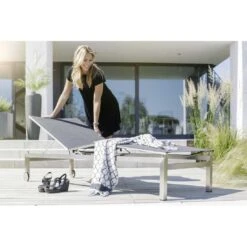 Kettler Feel Gartenliege Edelstahl/Textilene Grau Meliert 29 Kettler Feel Gartenliege Edelstahl/Textilene Grau Meliert -Garten Leben kettler feel gartenliege 203cm edelstahl textilene grau meliert 1005282 12