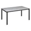 Kettler Float Gartentisch 160x95cm Aluminium/HPL Anthrazit/Grau Mit Fräsung -Garten Leben kettler float gartentisch 160x95cm aluminium hpl 1496619 1