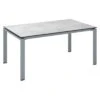 Kettler Float Gartentisch 180x95cm Aluminium/HPL Silber/Grau -Garten Leben kettler float gartentisch 180x95cm aluminium hpl 1496289 1