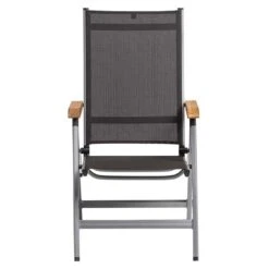 Kettler Granada Klappsessel Aluminium/Textilene Silber/Anthrazit -Garten Leben kettler granada klappsessel aluminium textilene 3