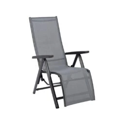 Kettler Cirrus Relaxsessel Aluminium/Textilene Anthrazit/Anthrazit-Grau -Garten Leben kettler hks cirrus relaxsessel aluminium textilen anthrazit anthrazit grau 1