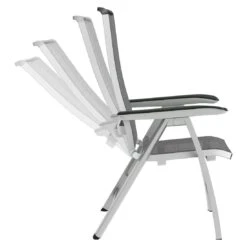 Kettler Forma II Klappsessel Aluminium/Textilene Silber/Graphit -Garten Leben kettler hks forma ii multipositionssessel aluminium textilen silber graphit 5
