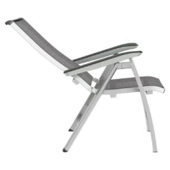 Kettler Forma II Klappsessel Aluminium/Textilene Silber/Graphit -Garten Leben kettler hks forma ii multipositionssessel aluminium textilen silber graphit 6