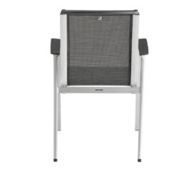 Kettler Forma II Stapelsessel Aluminium/Textilene Silber/Graphit -Garten Leben kettler hks forma ii stapelsessel aluminium textilen 5