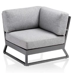 Kettler Ocean Skid Platform Gartensofa Mit Loungetisch Alu/Olefin Anthrazit/Hellgrau -Garten Leben kettler ocean skid 2 sitzer lounge mit tisch 70x70cm 1395870 9