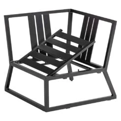 Kettler Ocean Skid Dininglounge 7-tlg. Aluminium/Olefin Anthrazit/Hellgrau Meliert -Garten Leben kettler ocean skid dininglounge 7 tlg aluminium olefin 1351364 14