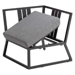 Kettler Ocean Skid Ecklounge 7-tlg. Aluminium/Olefin Anthrazit/Hellgrau Meliert -Garten Leben kettler ocean skid dininglounge 7 tlg aluminium olefin 1351441 14