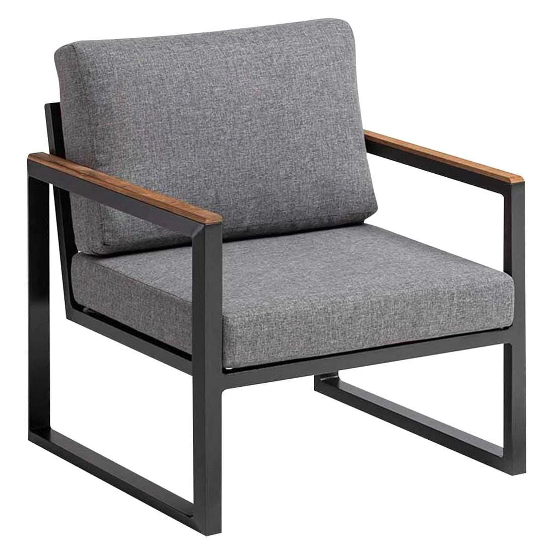 Kettler Ocean Skid Dininglounge 8-tlg. Aluminium/Olefin Anthrazit/Hellgrau Meliert 9 Kettler Ocean Skid Dininglounge 8-tlg. Aluminium/Olefin Anthrazit/Hellgrau Meliert – Bild 7