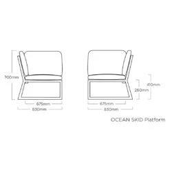 Kettler Ocean Skid Platform Ecklounge 7-tlg. Mit Loungetisch 70x70cm Alu/Olefin Anthrazit/Grau -Garten Leben kettler ocean skid loungecke 7 tlg mit tisch 70x70cm 1395859 15