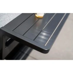 Kettler Ocean Skid Platform Gartensofa Mit Ablage Aluminium/Olefin Anthrazit -Garten Leben kettler ocean skid loungeecke 3 tlg mit tisch 61x24x27 vm 1393439 11