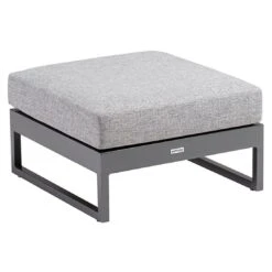 Kettler Ocean Skid Platform Gartensofa 4-tlg. Aluminium/Olefin Anthrazit -Garten Leben kettler ocean skid loungeset 4 tlg mit tisch 61x27x24cm 1393494 4
