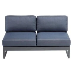 Kettler Ocean Skid Platform 2-Sitzersofa Aluminium/Agora Anthrazit Matt/Brisa -Garten Leben kettler ocean skid platform 2 sitzersofa aluminium acryl 1438330 4