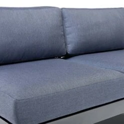 Kettler Ocean Skid Platform 2-Sitzersofa Aluminium/Agora Anthrazit Matt/Brisa -Garten Leben kettler ocean skid platform 2 sitzersofa aluminium acryl 1438330 8
