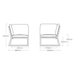 Kettler Ocean Skid Platform Eck-/Endmodul Aluminium/Olefin Anthrazit/Hellgrau Meliert -Garten Leben kettler ocean skid platform eckmodul aluminium olefin 1368920 12