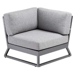 Kettler Ocean Skid Platform Eck-/Endmodul Aluminium/Olefin Anthrazit/Hellgrau Meliert -Garten Leben kettler ocean skid platform eckmodul aluminium olefin 1368920 4