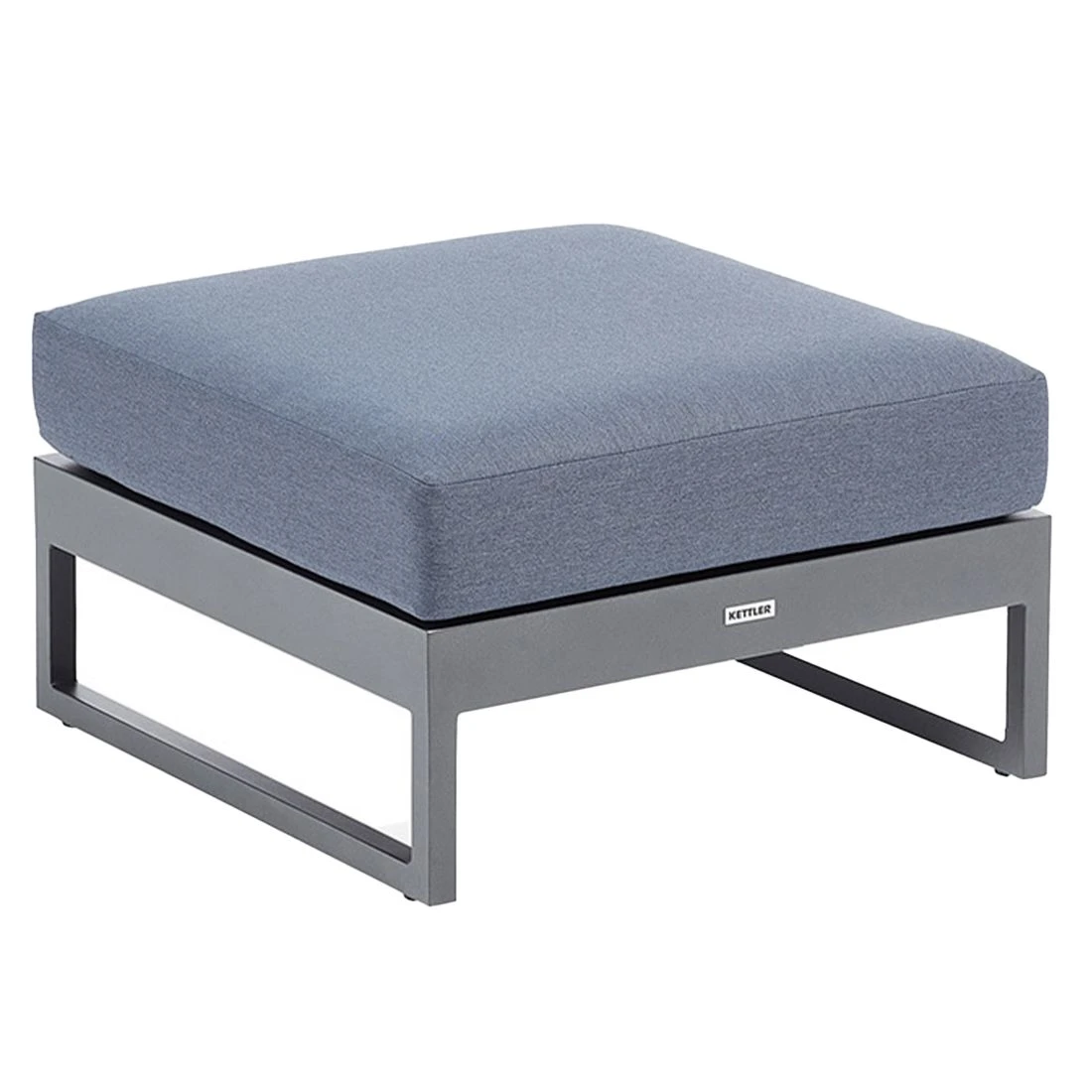 Kettler Ocean Skid Platform Hocker Aluminium/Agora Anthrazit Matt/Brisa 3 Kettler Ocean Skid Platform Hocker Aluminium/Agora Anthrazit Matt/Brisa