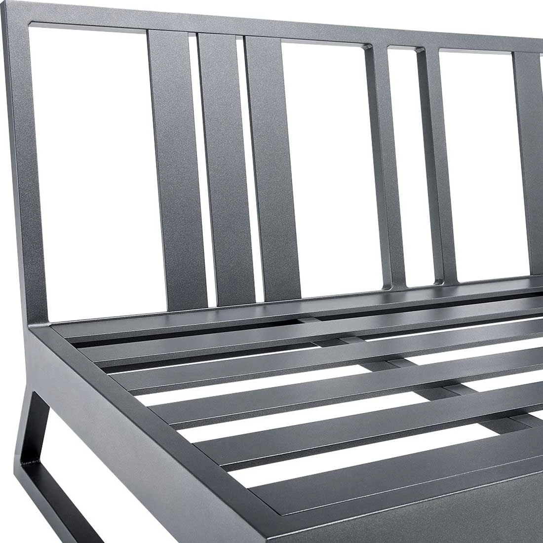 Kettler Ocean Skid Platform Loungebank Aluminium/Agora Anthrazit Matt/Brisa 9 Kettler Ocean Skid Platform Loungebank Aluminium/Agora Anthrazit Matt/Brisa – Bild 7