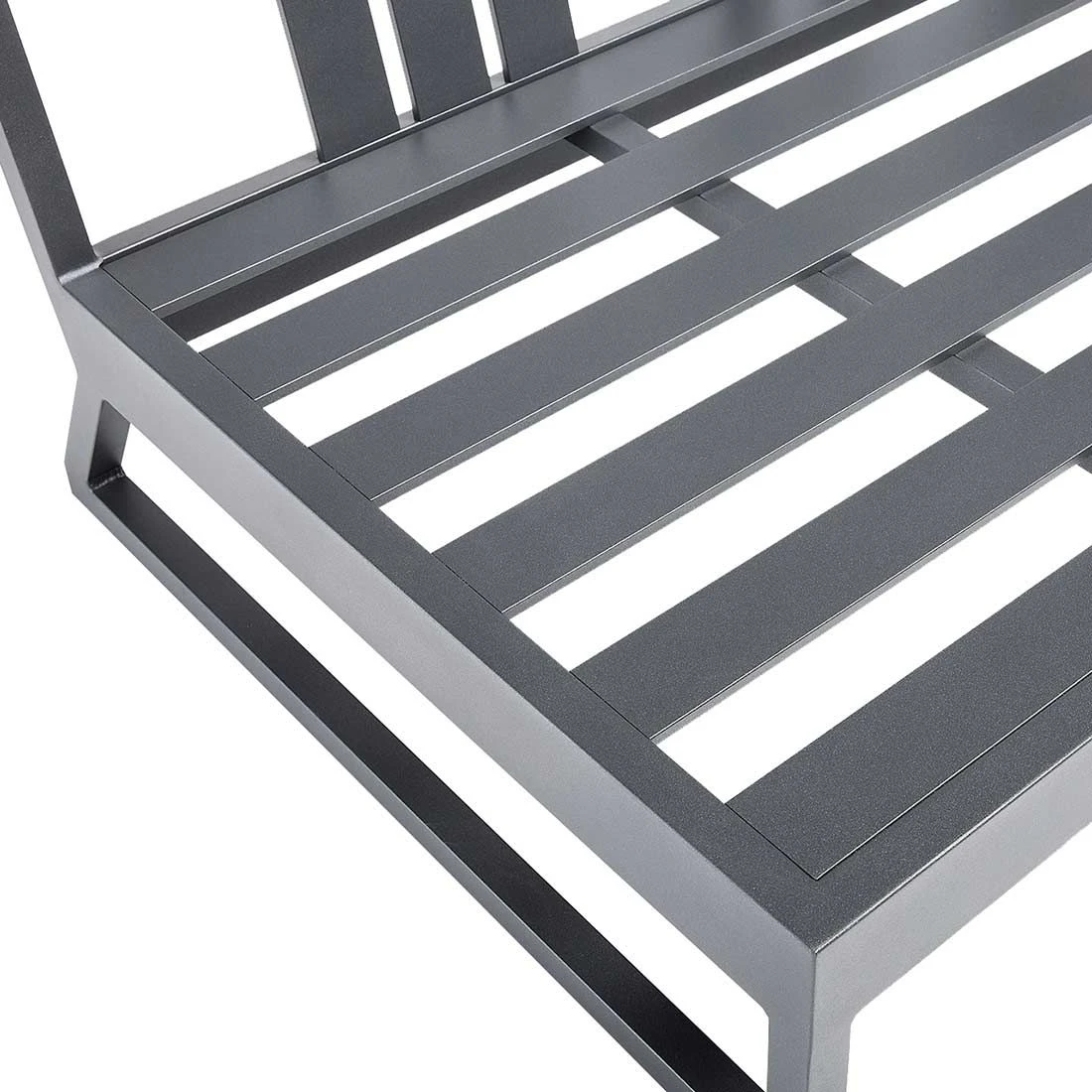 Kettler Ocean Skid Platform Loungebank Aluminium/Agora Anthrazit Matt/Brisa 10 Kettler Ocean Skid Platform Loungebank Aluminium/Agora Anthrazit Matt/Brisa – Bild 8
