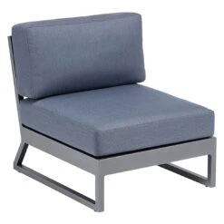 Kettler Ocean Skid Platform Loungeset Aluminium/Agora Anthrazit Matt/Brisa -Garten Leben kettler ocean skid platform loungeset aluminium agora 1491779 3