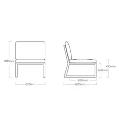 Kettler Ocean Skid Platform Loungeset Aluminium/Agora Anthrazit Matt/Brisa -Garten Leben kettler ocean skid platform loungeset aluminium agora 1491779 9
