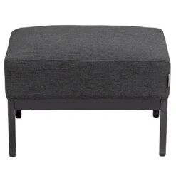 Kettler Pure Hocker Aluminium/Sunbrella Anthrazit/Sooty -Garten Leben kettler pure casual dining hocker aluminium sunbrella 1438715 3