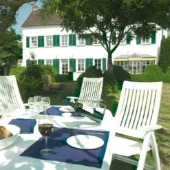 Kettler Roma Klappsessel Kunststoff Weiß -Garten Leben kettler roma gartenstuhl klappbar kunststoff weiss 01438 000 2