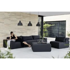 Kettler Royal Loungeset 5-tlg. Sunbrella Anthrazit -Garten Leben kettler royal loungegruppe 5tlg sunbrella 9