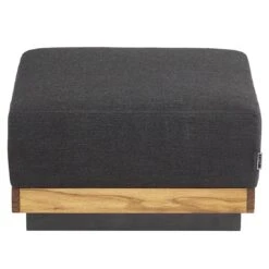 Kettler Royal Platform Loungehocker Aluminium/Teak/Sunbrella Anthrazit/Sooty -Garten Leben kettler royal platform loungehocker aluminium teak sunbrella 1438253 2