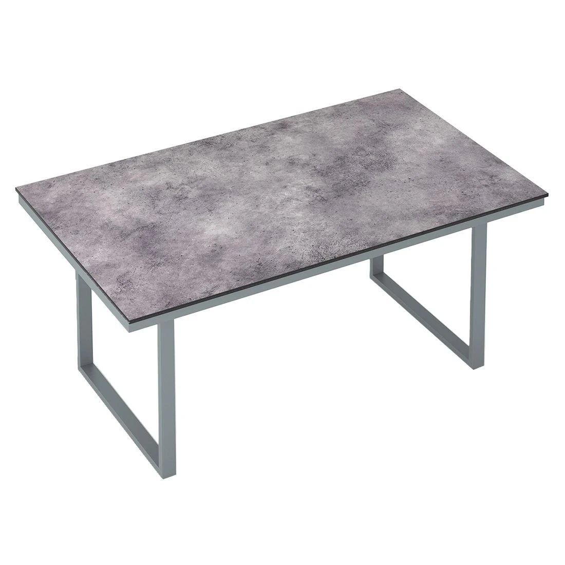 Kettler Skate Gartentisch 160x95cm Aluminium/HPL Silber/Anthrazit 4 Kettler Skate Gartentisch 160x95cm Aluminium/HPL Silber/Anthrazit – Bild 2