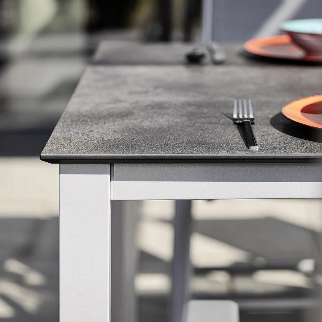 Kettler Gartentisch-Platte 160x95cm HPL Titanit Anthrazit 5 Kettler Gartentisch-Platte 160x95cm HPL Titanit Anthrazit – Bild 3