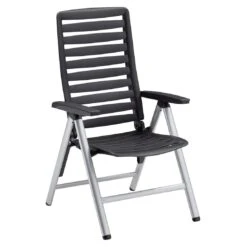 Kettler Wave Klappsessel Aluminium/Kunststoff Silber/Anthrazit -Garten Leben kettler wave multipositionssessel silber anthrazit 0302001 0000 1
